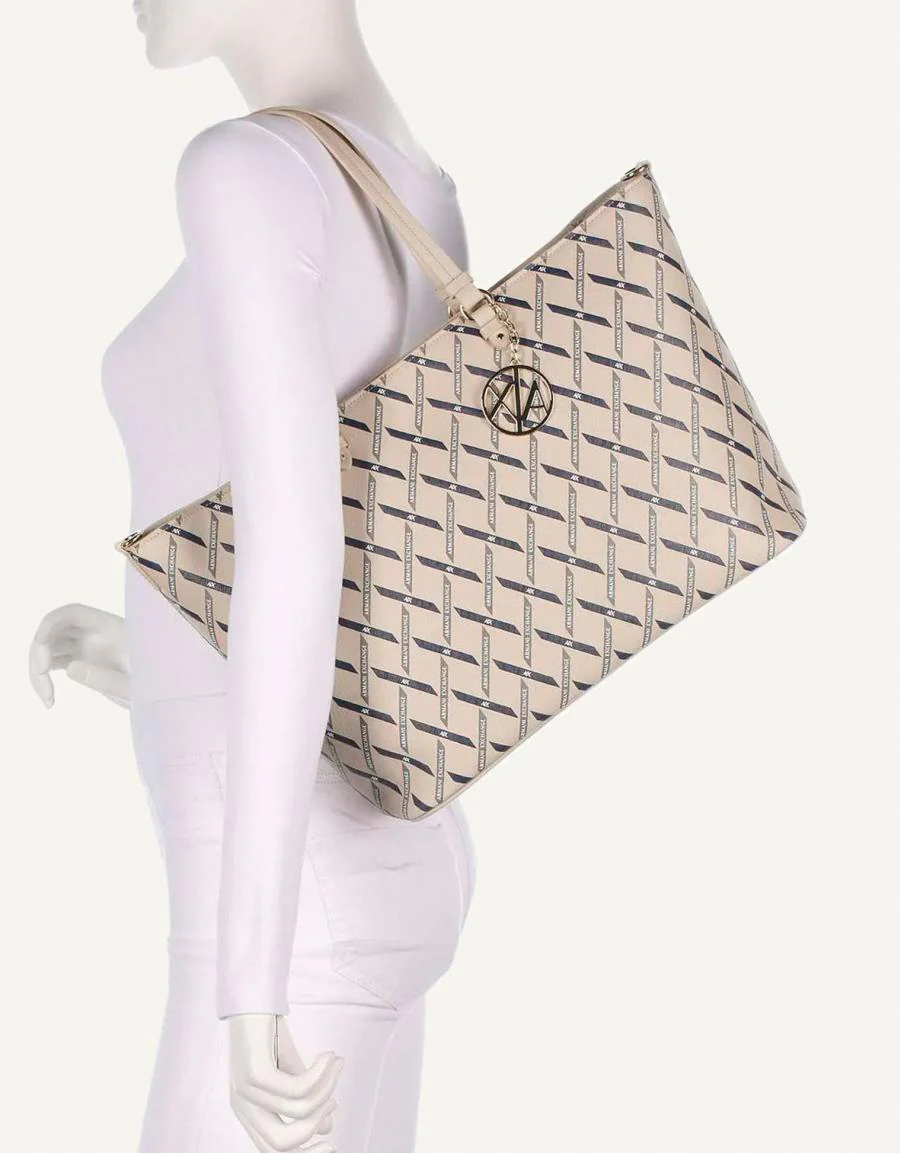 ARMANI BAGS GYNGER LOGO SHOPPING M XW000926 88979 - Image 3