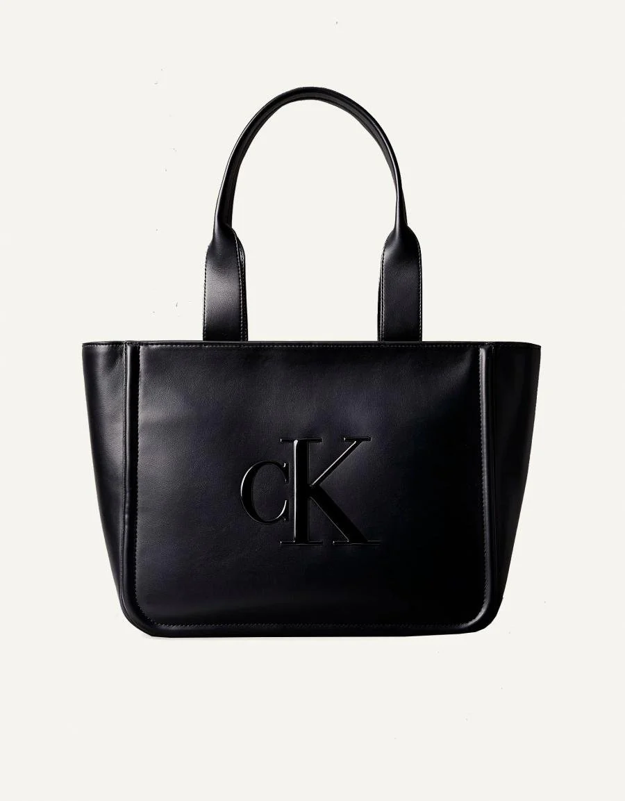 CALVIN KLEIN RAISED CK MEDIUM TOTE 88982 - Image 2