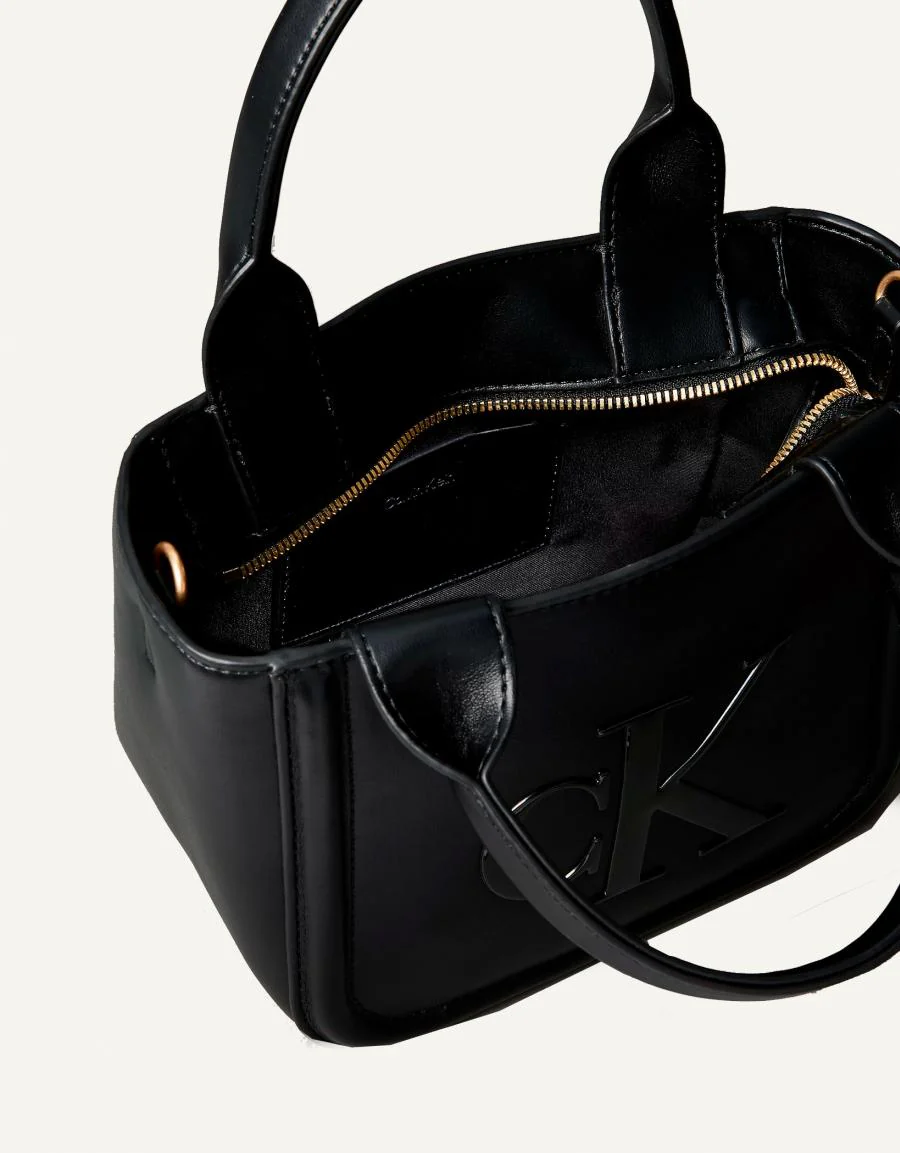CALVIN KLEIN RAISED CK SMALL TOTE WITH STRAP 88984 - Image 3