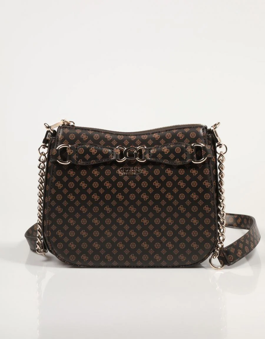 GUESS BAGS ARLENA LOGO CROSSBODY HOBO 85947