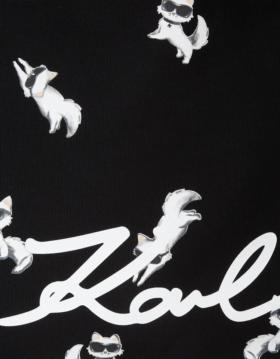 KARL LAGERFELD IKON CHOUPETTE AOP SHOPPER 89798 - Image 3