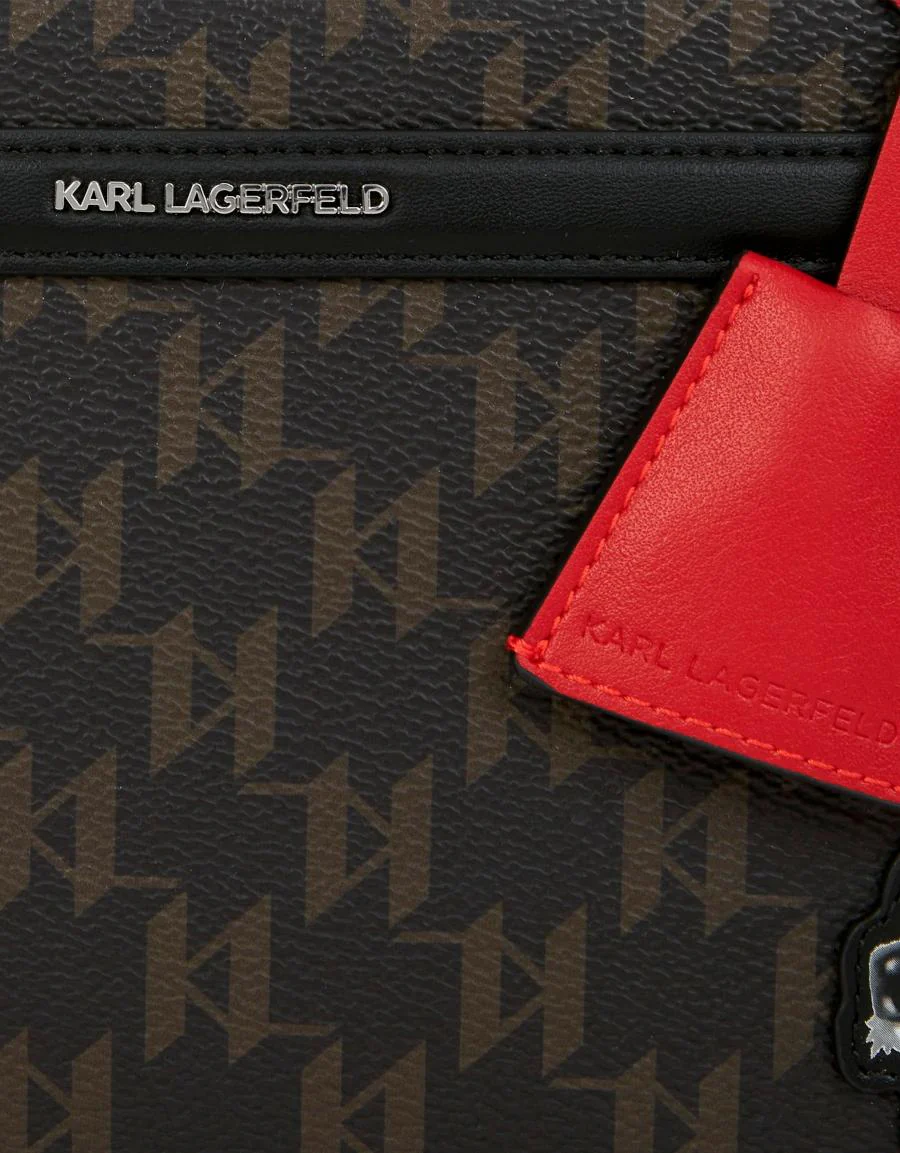 KARL LAGERFELD IKON MONOGRAM CC BOWLING BAG 89789 - Image 4