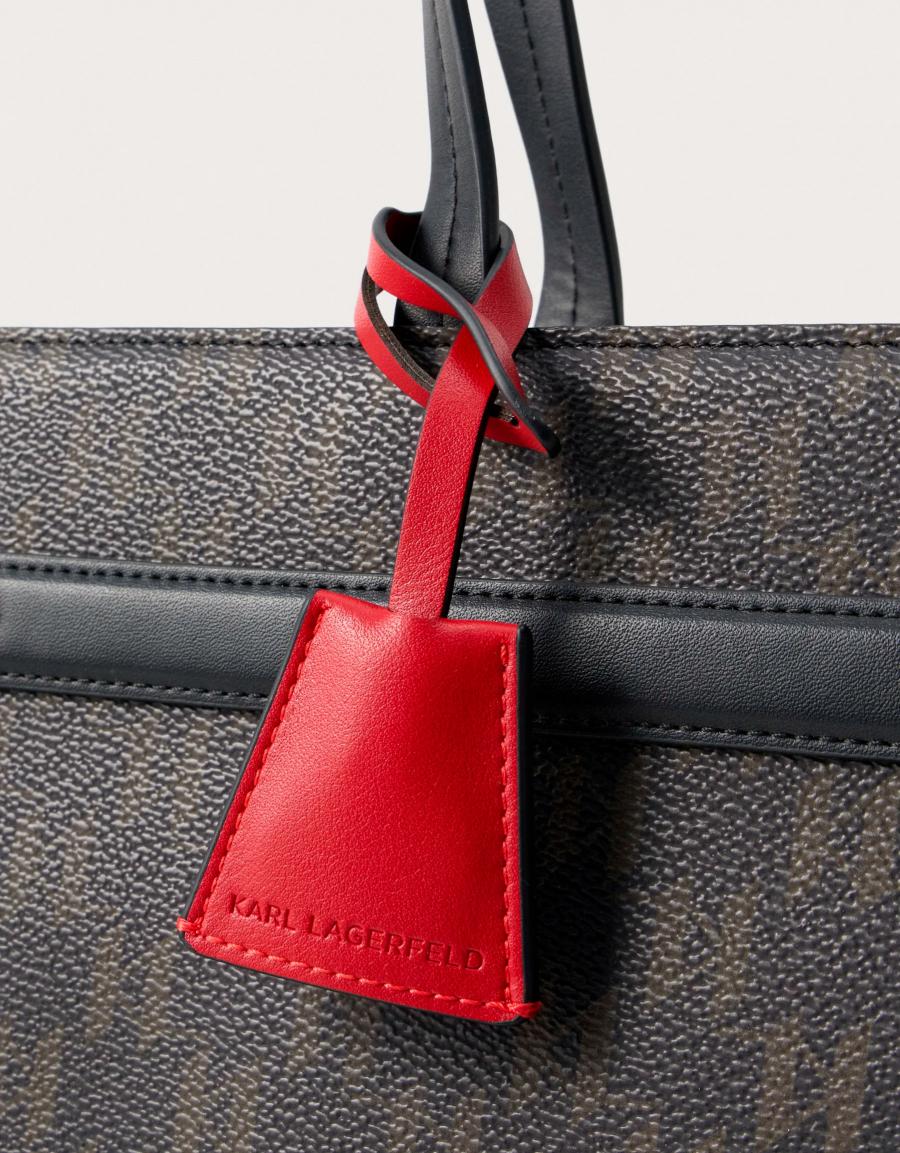 KARL LAGERFELD IKON MONOGRAM CC SQUARE TOTE 89799 - Image 4