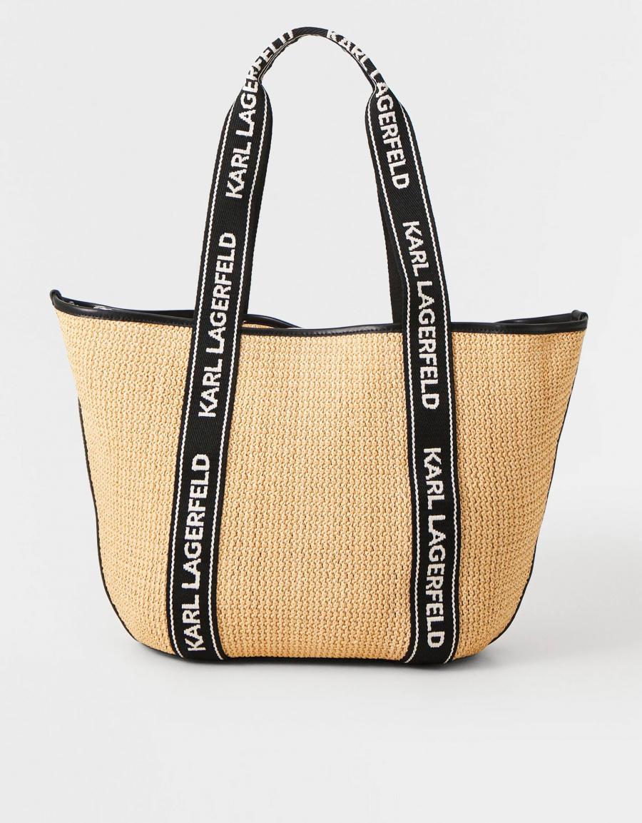 KARL LAGERFELD K/ESSENTIAL RAFFIA BAG 89803