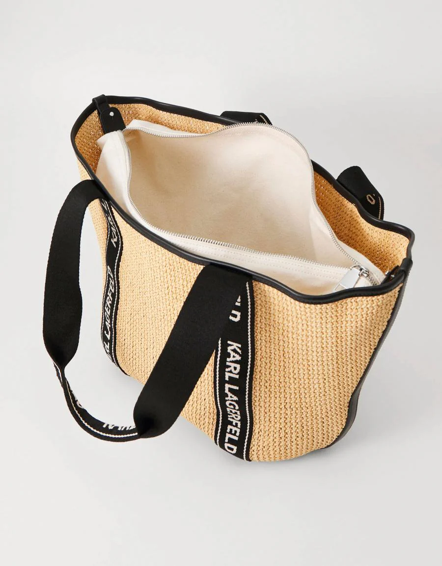 KARL LAGERFELD K/ESSENTIAL RAFFIA BAG 89803 - Image 3