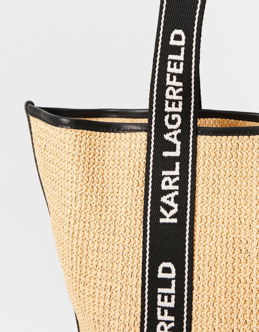 KARL LAGERFELD K/ESSENTIAL RAFFIA BAG 89803 - Image 4