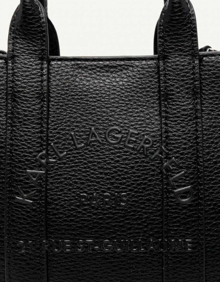 KARL LAGERFELD PEBBLE MINI BLACK A4W30266 88514 - Image 2