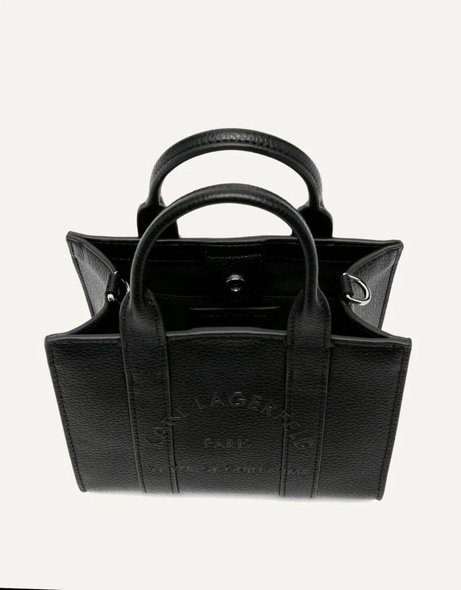 KARL LAGERFELD PEBBLE MINI BLACK A4W30266 88514 - Image 3