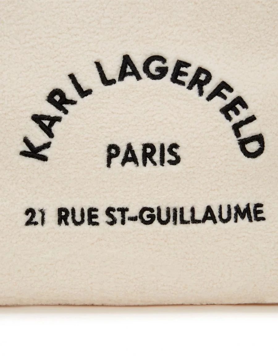 KARL LAGERFELD SQUARE TOTE SHEARLING 88506 - Image 5