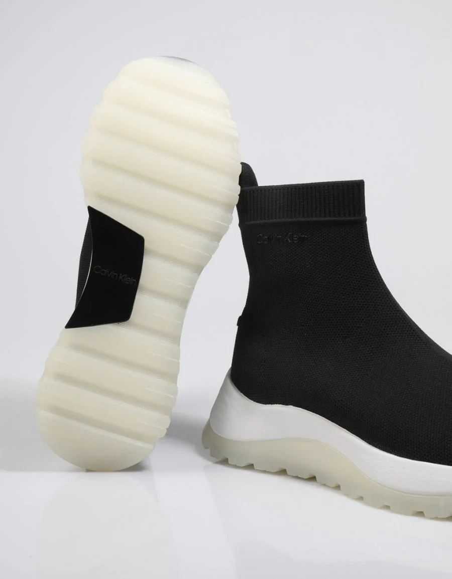 CALVIN KLEIN 2 PIECE SOLE SOCK BOOT KNIT 79587 - Image 4