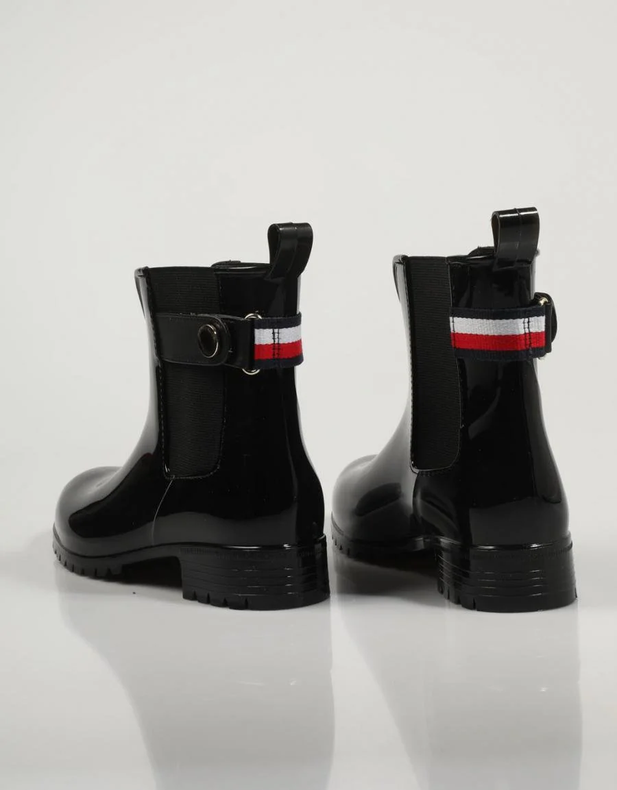 TOMMY HILFIGER ANKLE RAINBOOT WITH METAL DETAIL 79937 - Image 3