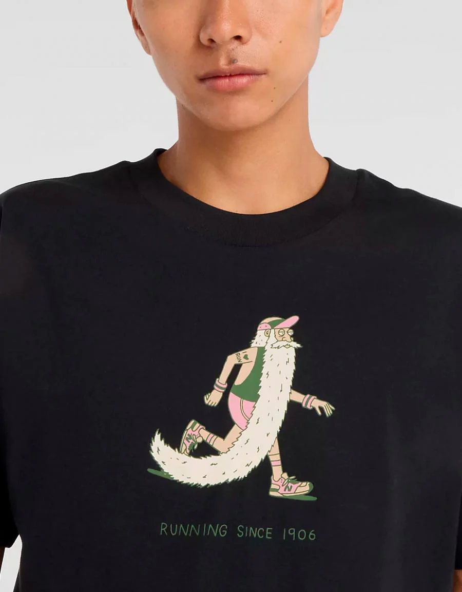 NEW BALANCE BEARDED RUNNER T SHIRT 88313 - Image 2