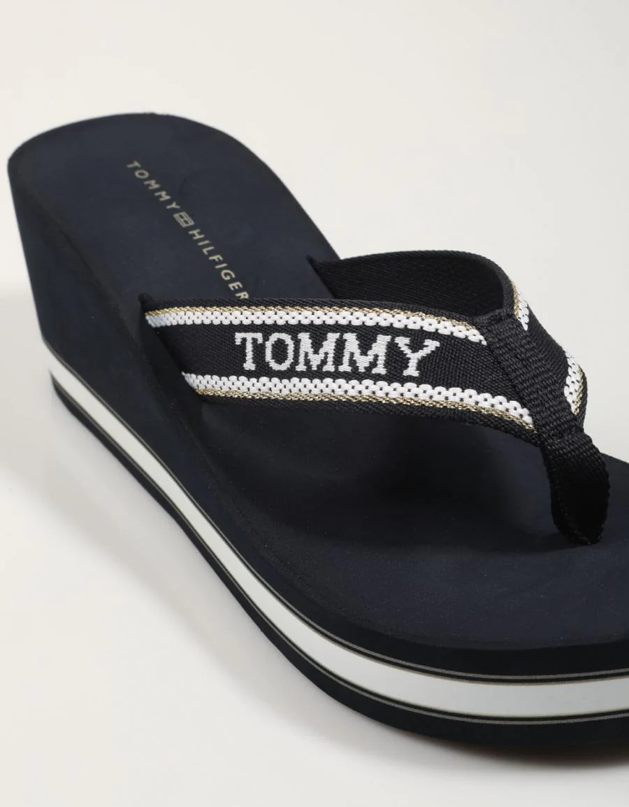 TOMMY HILFIGER HILFIGER WEDGE BEACH SANDAL 84198 - Image 5