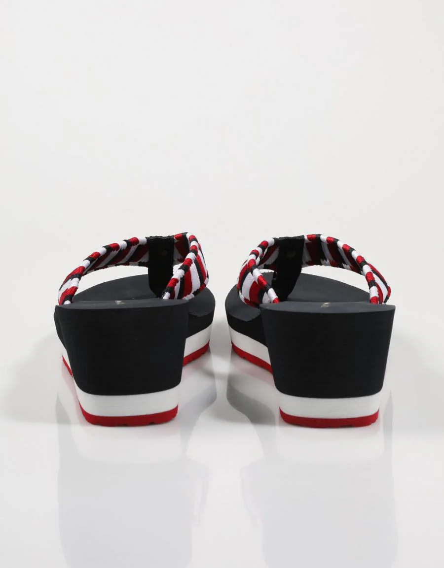 TOMMY HILFIGER WOVEN WEBBING WEDGE BEACH SANDAL 78593 - Image 3