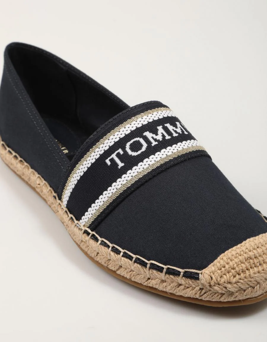 TOMMY HILFIGER MONO WEBBING FLAT ESPADRILLE 84225 - Image 5