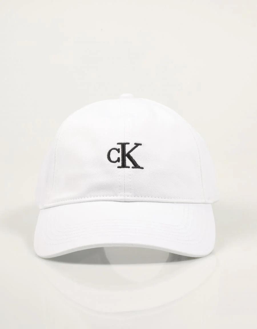 CALVIN KLEIN MONOGRAM EMBROIDERY BASEBALL CAP 89786