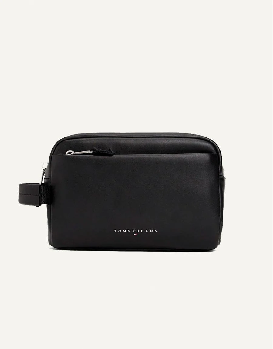 TOMMY HILFIGER TJM LINEAR LEATHER WASHBAG 88385