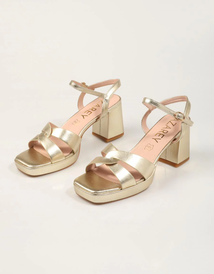 AZAREY SANDALIA GOLD 90511 - Image 2