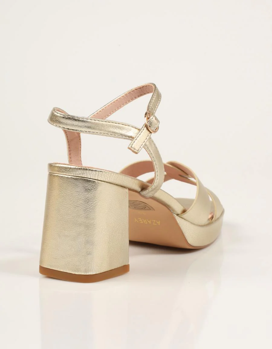 AZAREY SANDALIA GOLD 90511 - Image 3