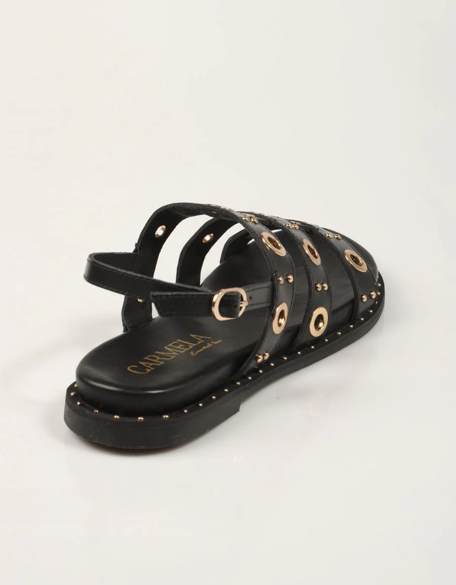 CARMELA SANDALIA PIEL NEGRO 90128 - Image 3