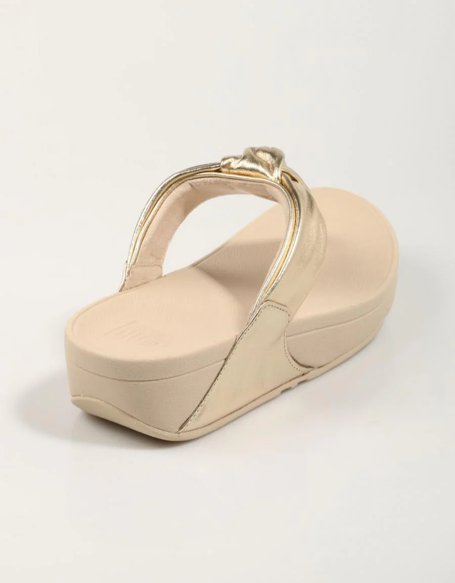 FITFLOP W LULU PADDED KNOT METALLIC LEA 85404 - Image 3