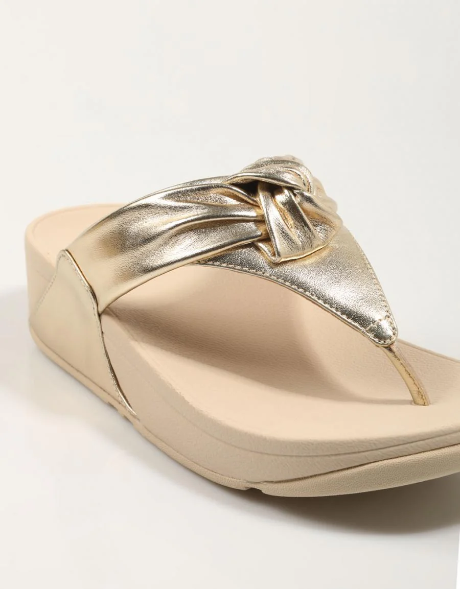 FITFLOP W LULU PADDED KNOT METALLIC LEA 85404 - Image 4