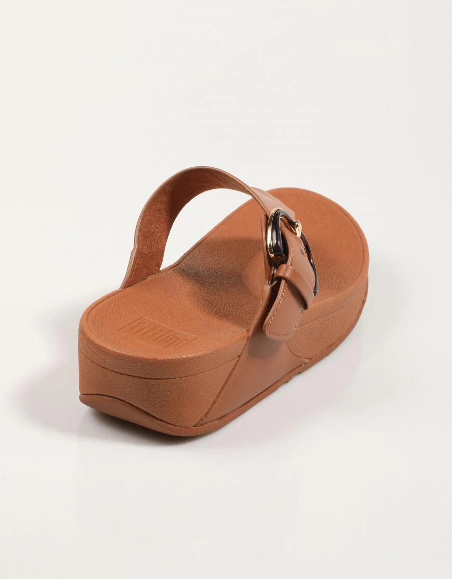 FITFLOP W LULU RESIN BUCKLE LEATHER TOE 88067 - Image 3