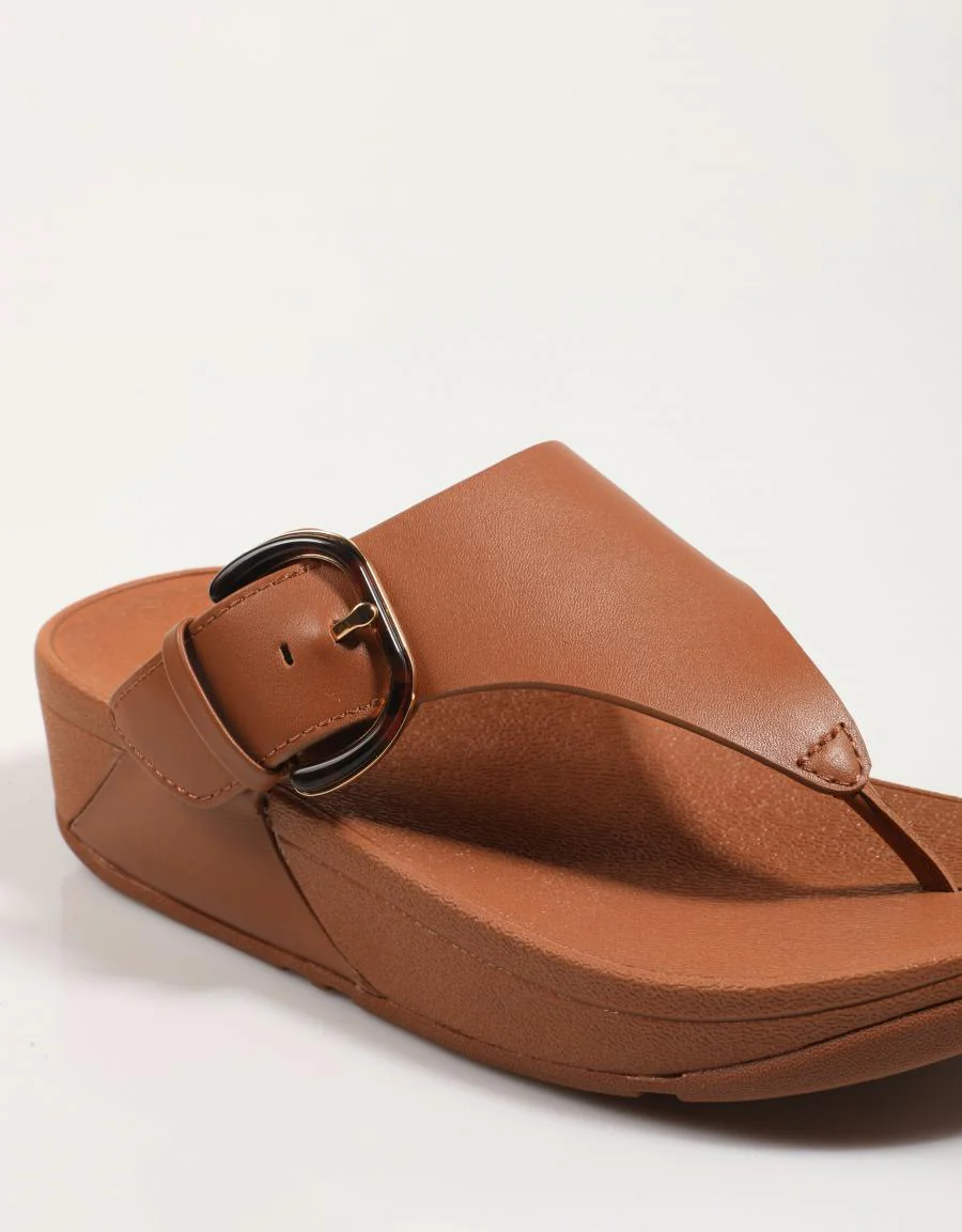FITFLOP W LULU RESIN BUCKLE LEATHER TOE 88067 - Image 4