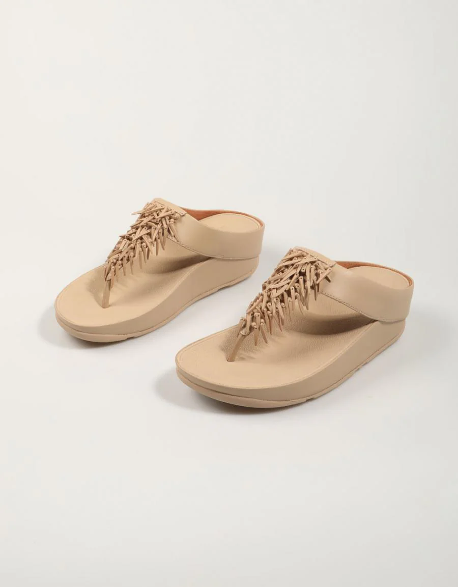 FITFLOP W RUMBA BEADED LEATHER TOE POST 85403 - Image 2