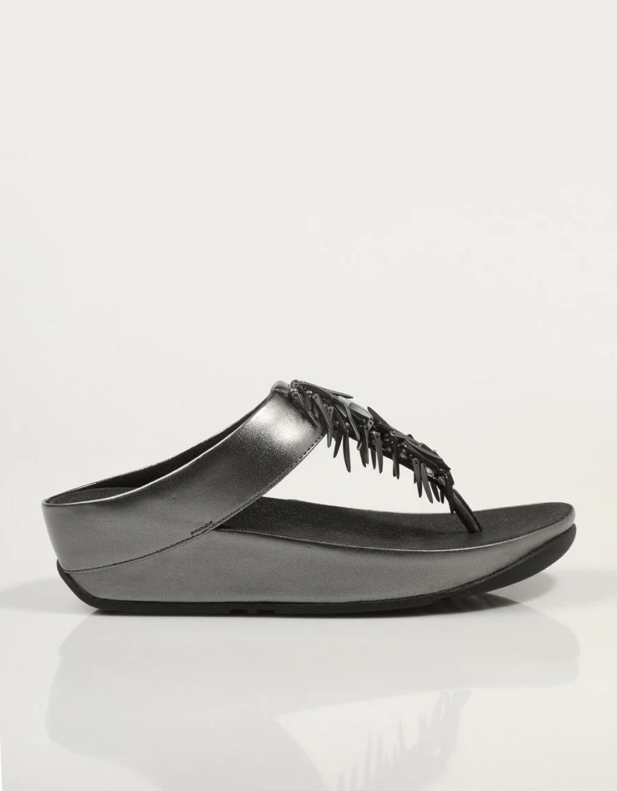 FITFLOP W RUMBA BEADED METALLIC  TOE POS 85402