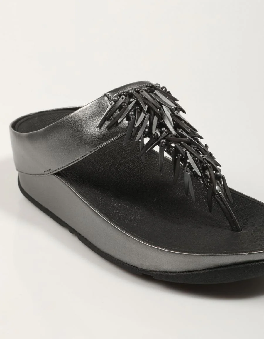 FITFLOP W RUMBA BEADED METALLIC  TOE POS 85402 - Image 4