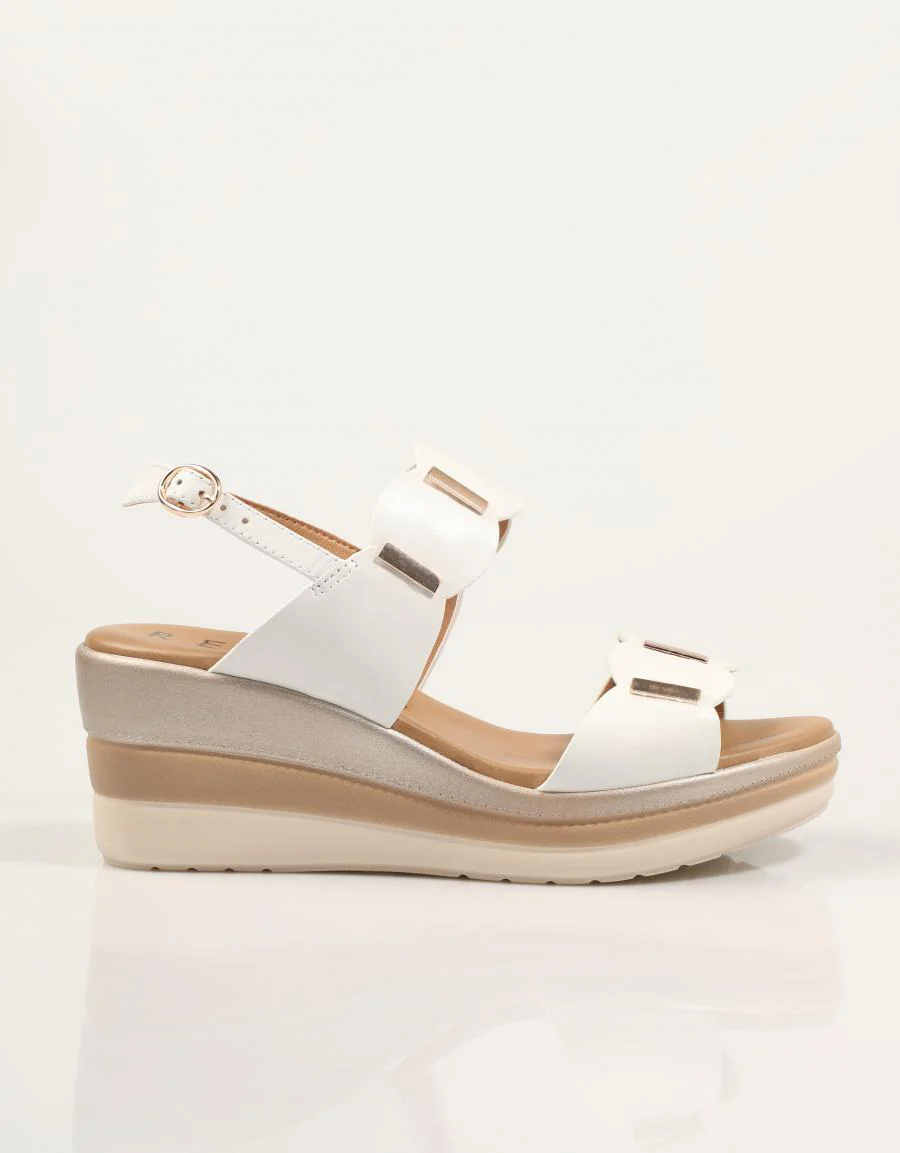 LA REPO SANDALIA BLANCO TUTTA PELLE 90340