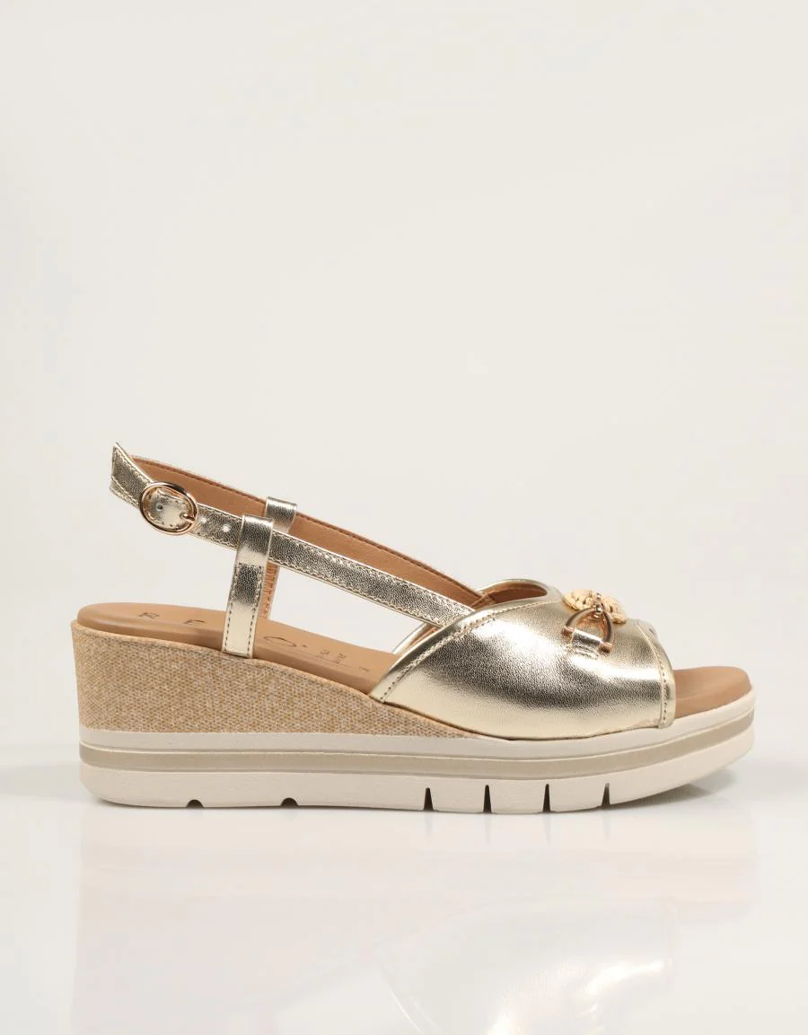 LA REPO SANDALIA PLATINO TUTTA PELLE 90351
