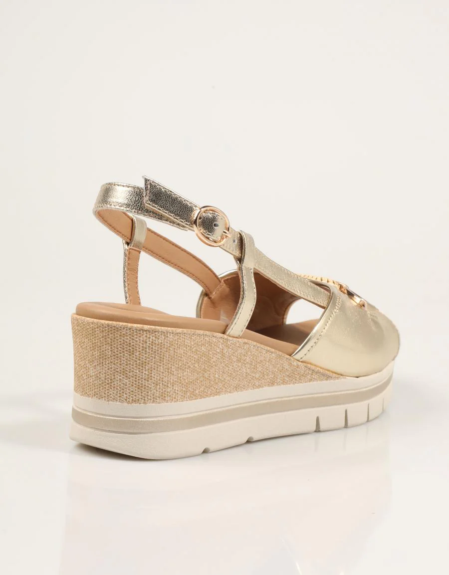 LA REPO SANDALIA PLATINO TUTTA PELLE 90351 - Image 3