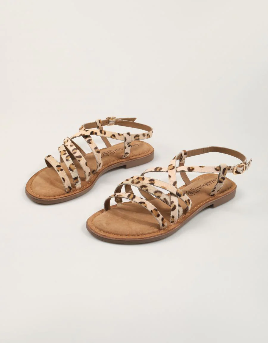 LAZAMANI ZUZA STRAPPY LEOPARD 90569 - Image 2