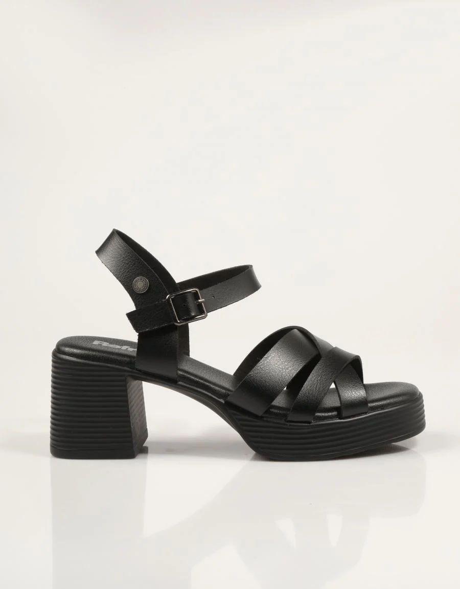 REFRESH SANDALIA TIRAS NEGRO 90504