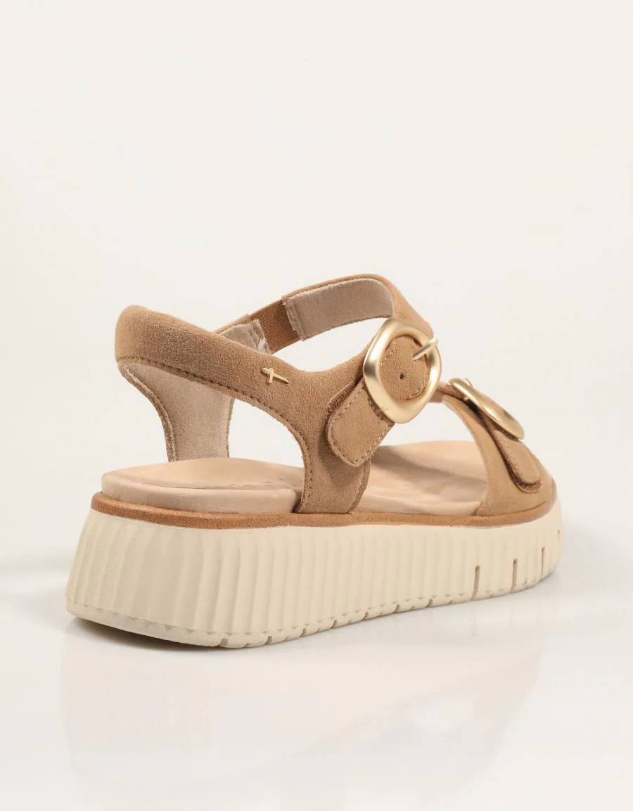 TAMARIS CONFORT SANDALIA HEBILLAS CAMEL 90493 - Image 3