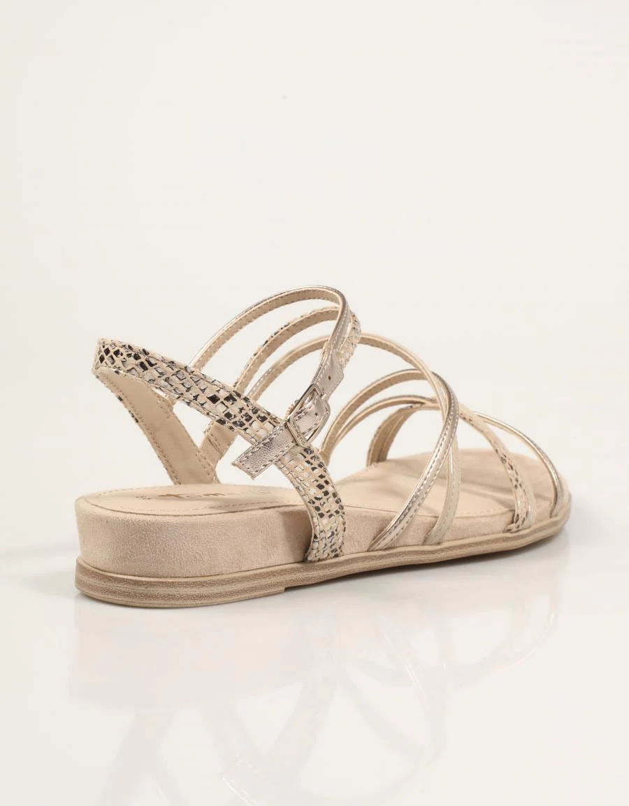 TAMARIS SANDALIA TIRAS NUDE COMB 90479 - Image 3