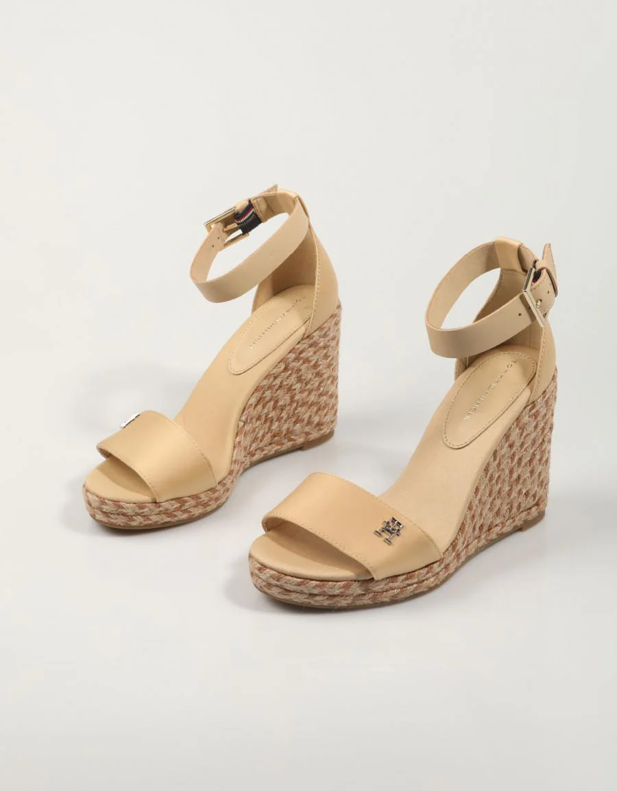 TOMMY HILFIGER COLORFUL HIGH WEDGE SATIN SANDAL 84201 - Image 2