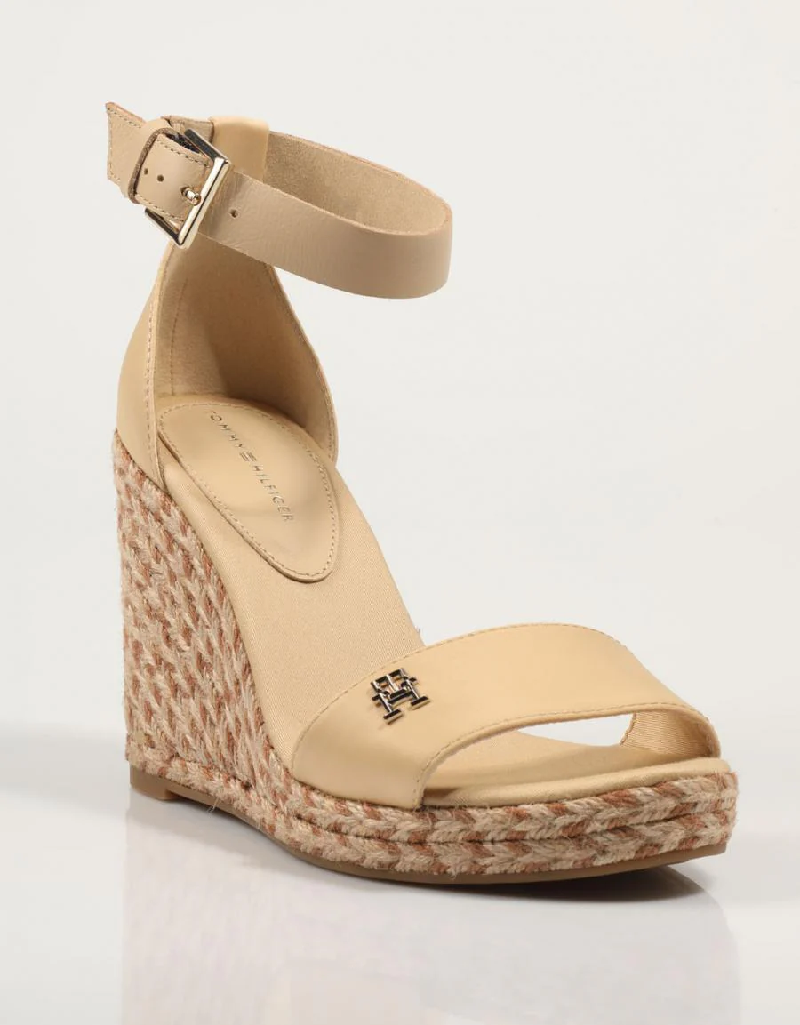 TOMMY HILFIGER COLORFUL HIGH WEDGE SATIN SANDAL 84201 - Image 4