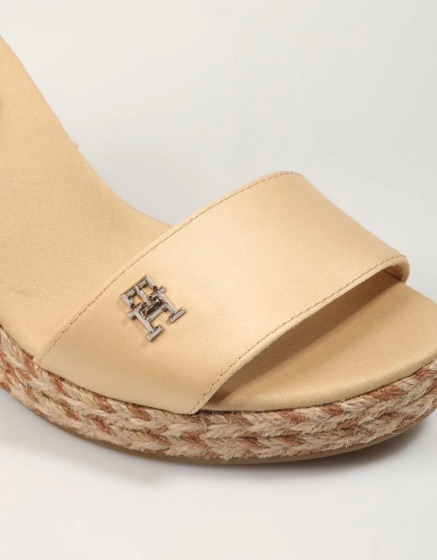 TOMMY HILFIGER COLORFUL HIGH WEDGE SATIN SANDAL 84201 - Image 5