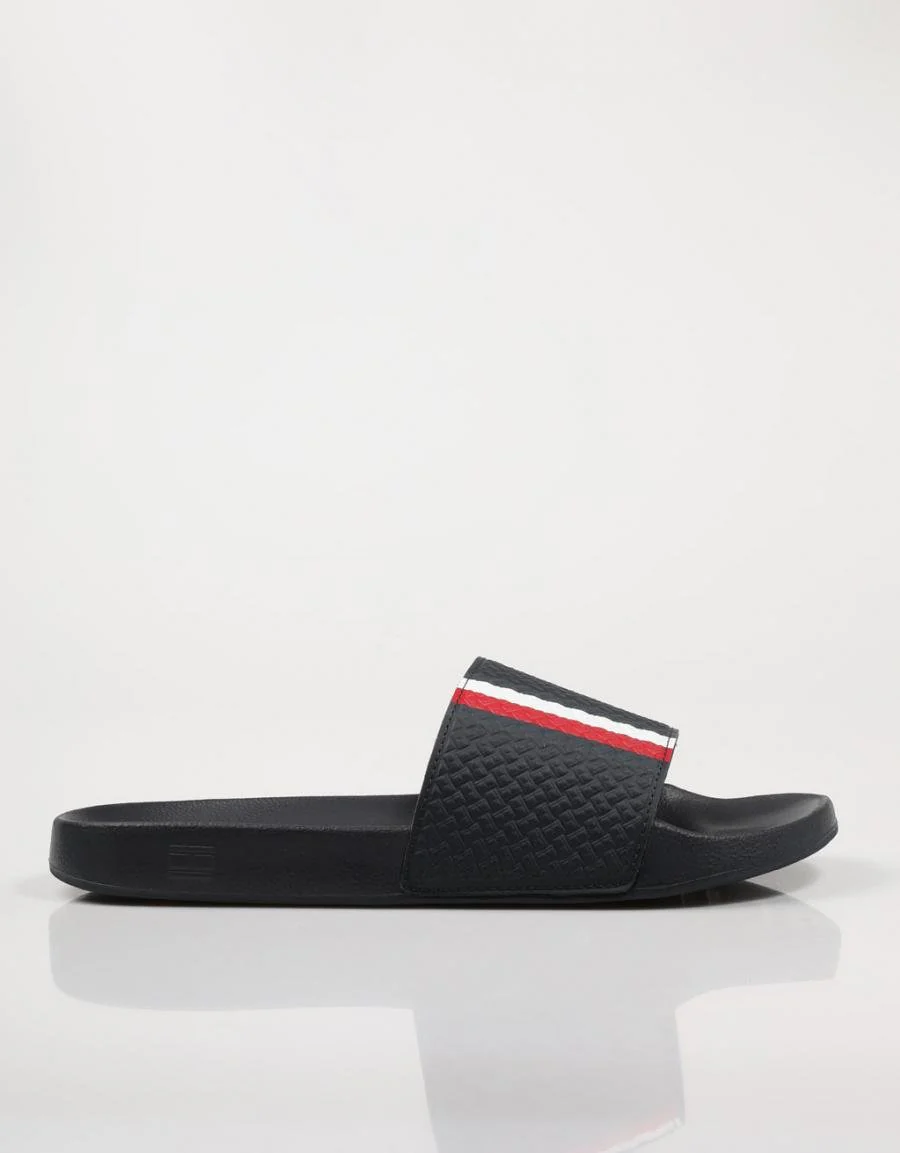 TOMMY HILFIGER CORPORATE MONOGRAM POOL SLIDE 78561