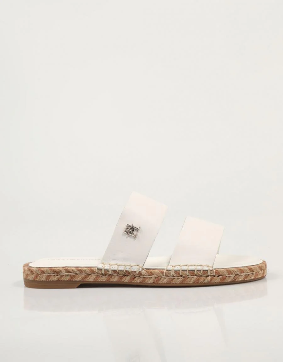 TOMMY HILFIGER TH LEATHER FLAT ESP SANDAL 84202