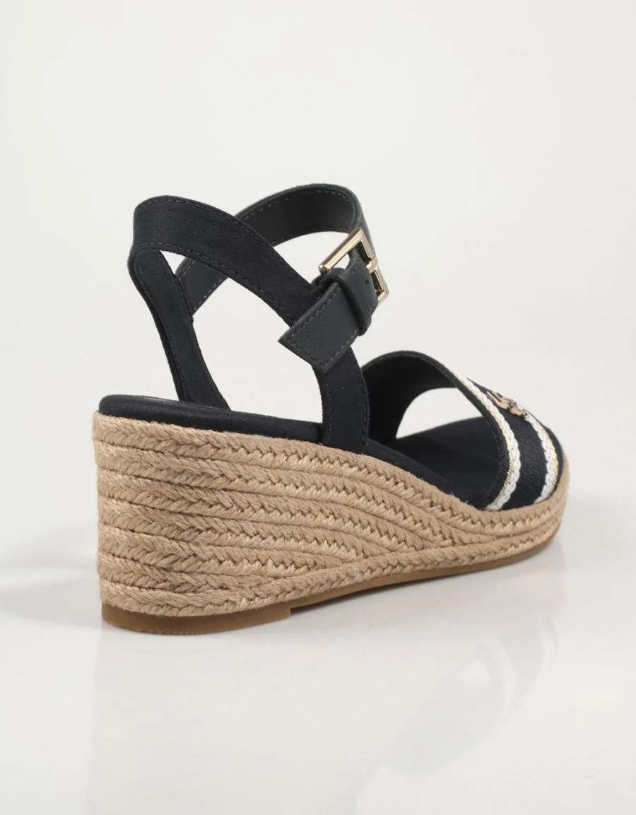 TOMMY HILFIGER WEBBING WEDGE SANDAL 84223 - Image 3