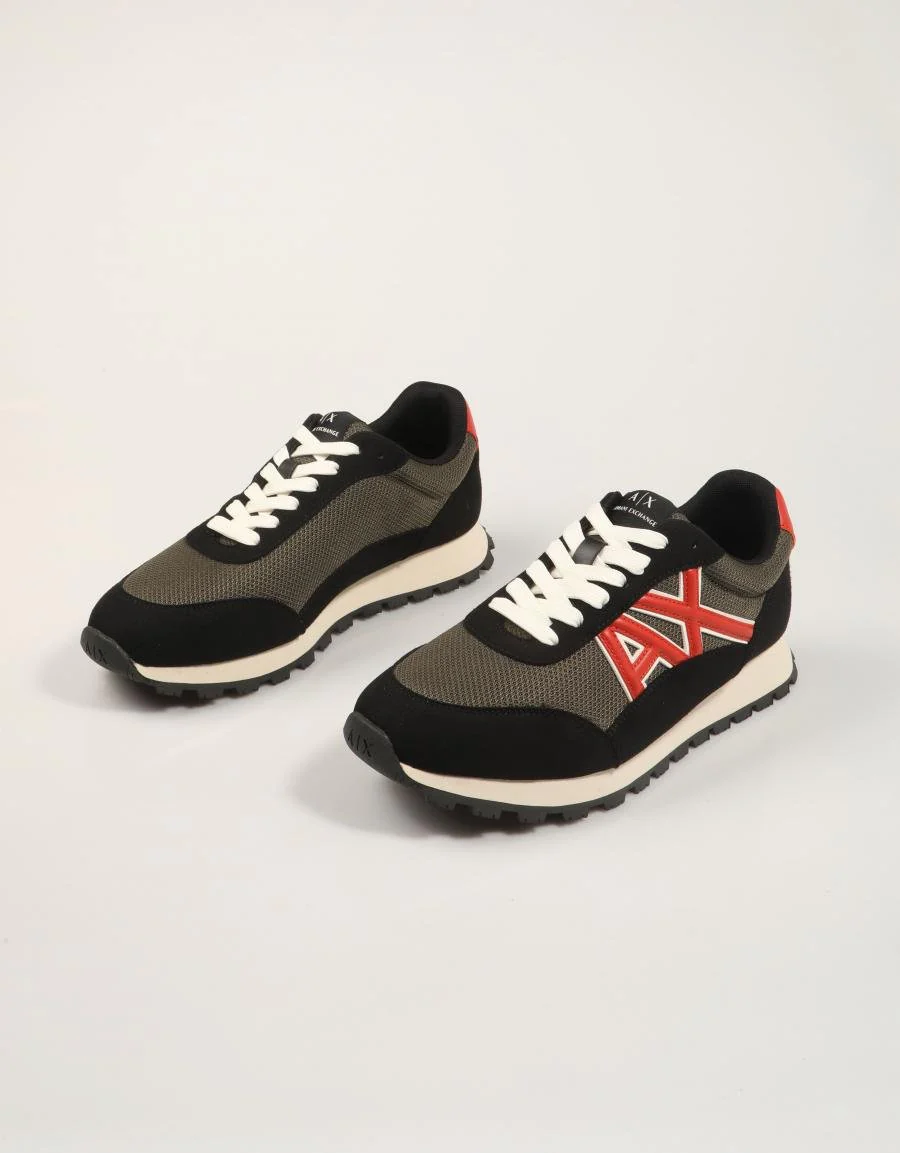 ARMANI EXCHANGE SNEAKER DROP MICROSUEDE MESH 88659 - Image 2