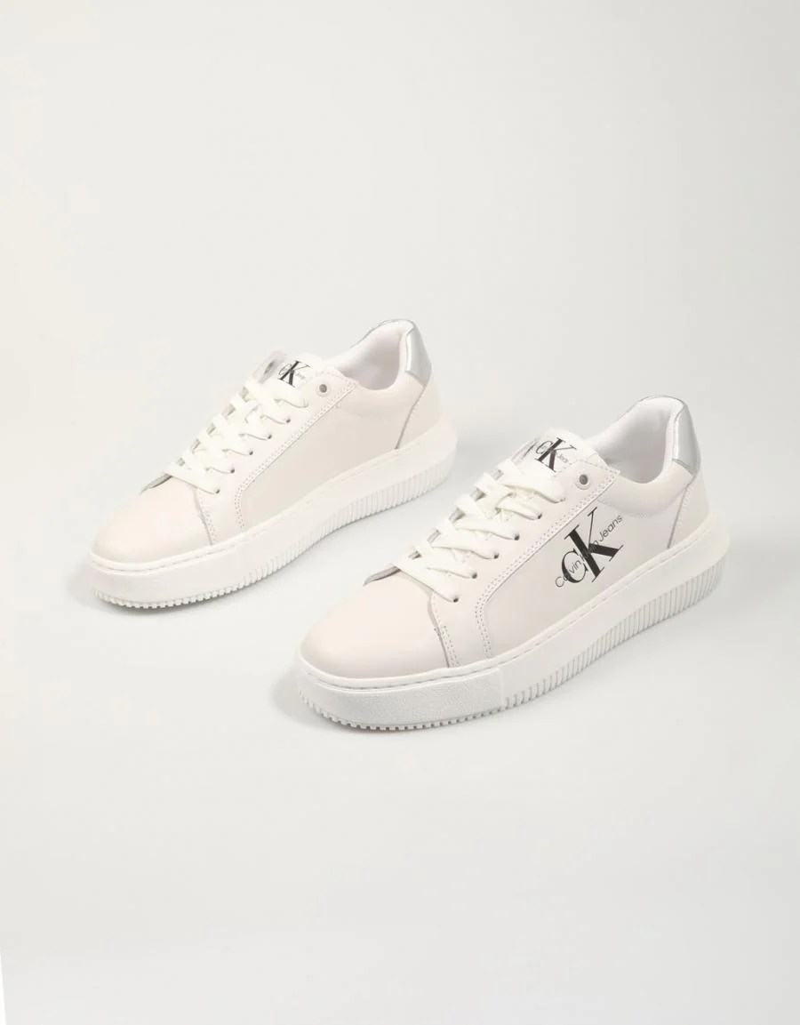 CALVIN KLEIN BOLD PLATF LOW LACE LTH ML MTL 85605 - Image 2