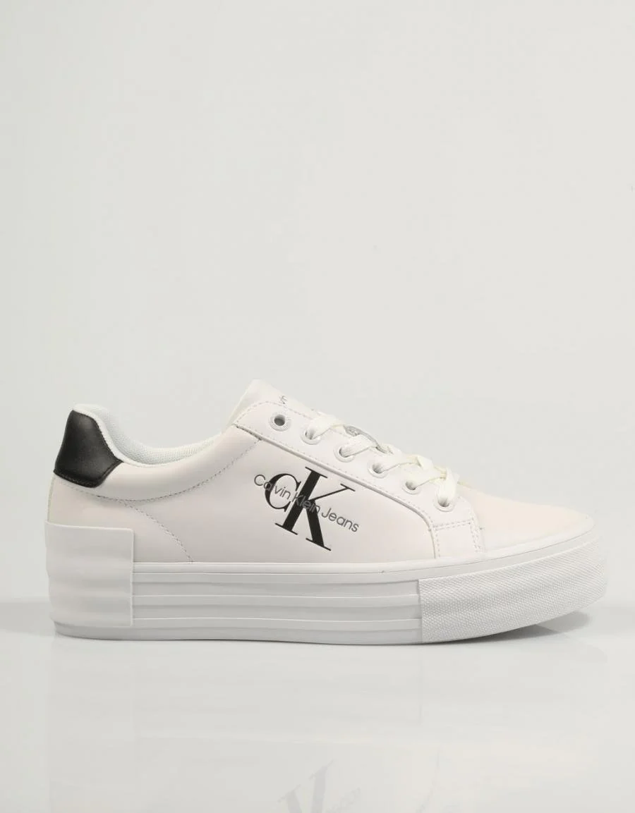 CALVIN KLEIN BOLD VULC FLATFORM LACEUP LTH WN 82895