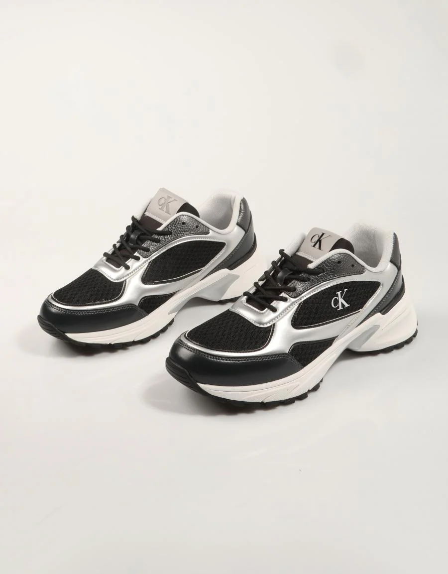 CALVIN KLEIN HIKE RUNNER LACEUP MESH MIX MET 89451 - Image 2