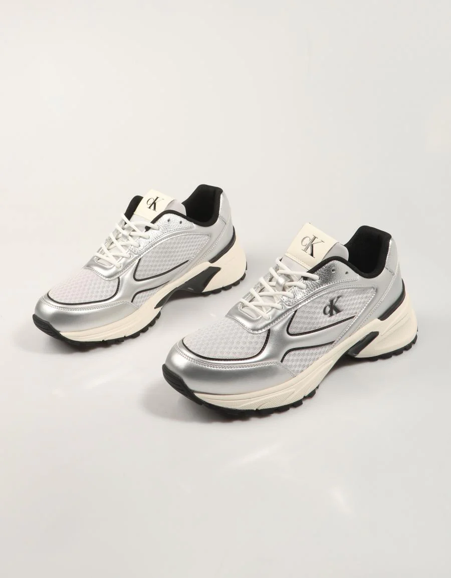 CALVIN KLEIN HIKE RUNNER LACEUP MESH MIX MET 89452 - Image 2