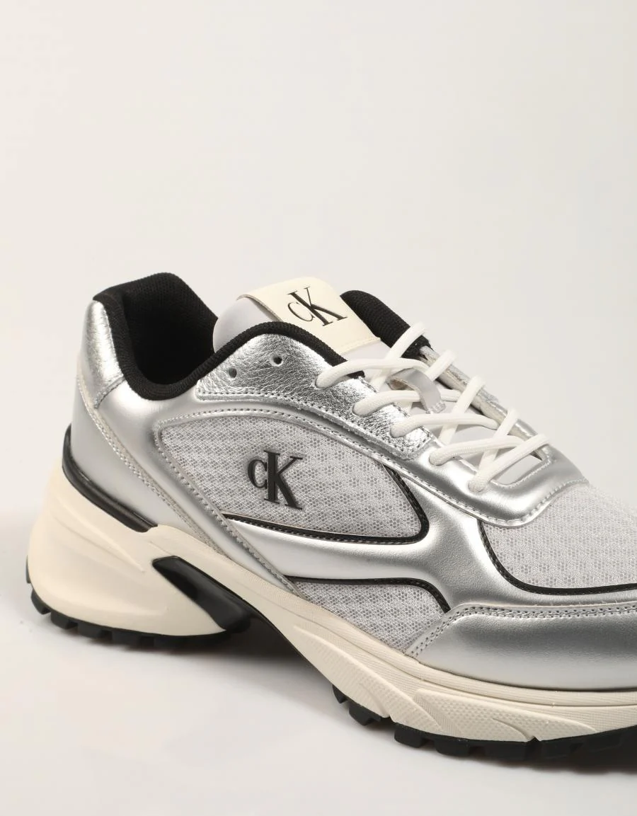 CALVIN KLEIN HIKE RUNNER LACEUP MESH MIX MET 89452 - Image 5
